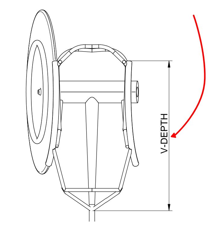 Top measurement diagram